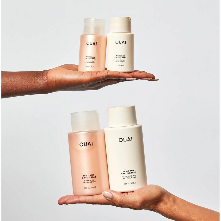 OUAI HAIRCARE Fine Hair  Après-shampoing pour cheveux fins, Taille de voyage 