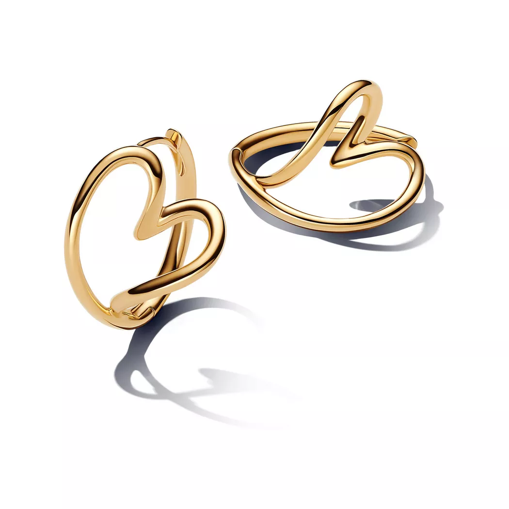 Pandora - Creolen,  Essence, One Size, Goldfarben 5
