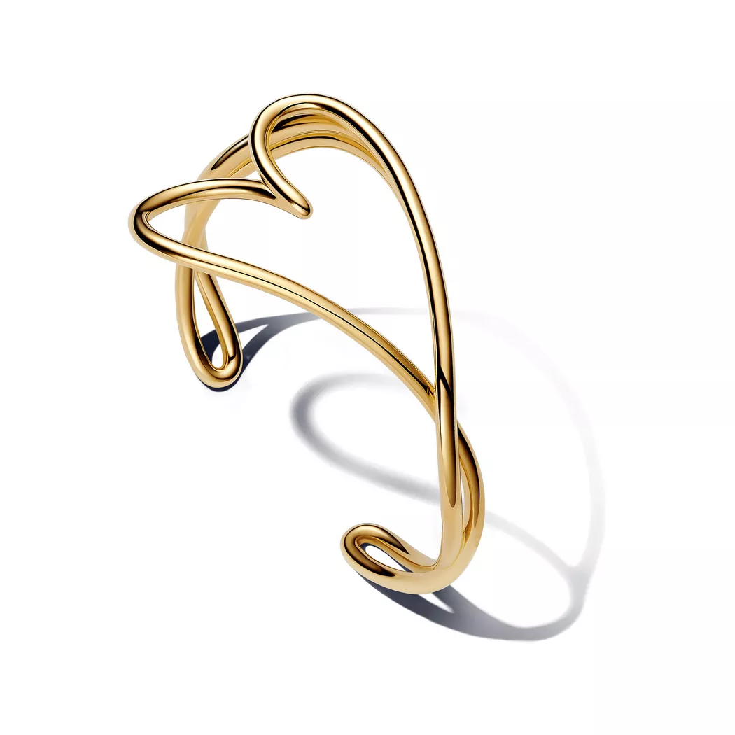 Pandora - Armspange,  Essence, 19cm, Goldfarben