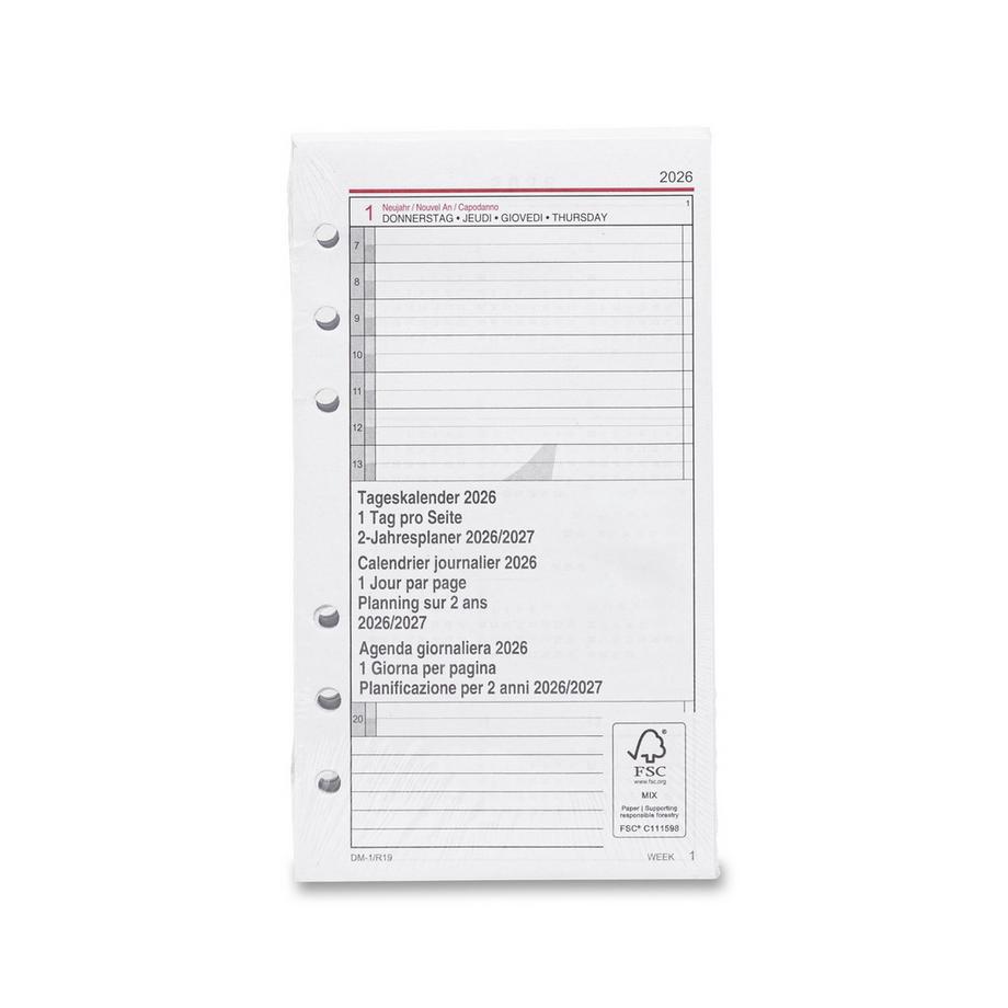 Recharge Calendrier quotidien