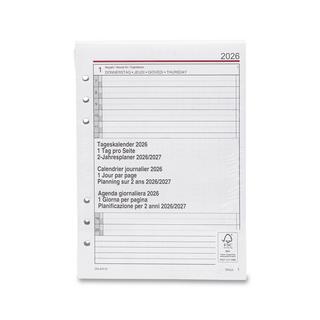 Manor Papeterie No Label Recharge Calendrier quotidien Refill 2026 