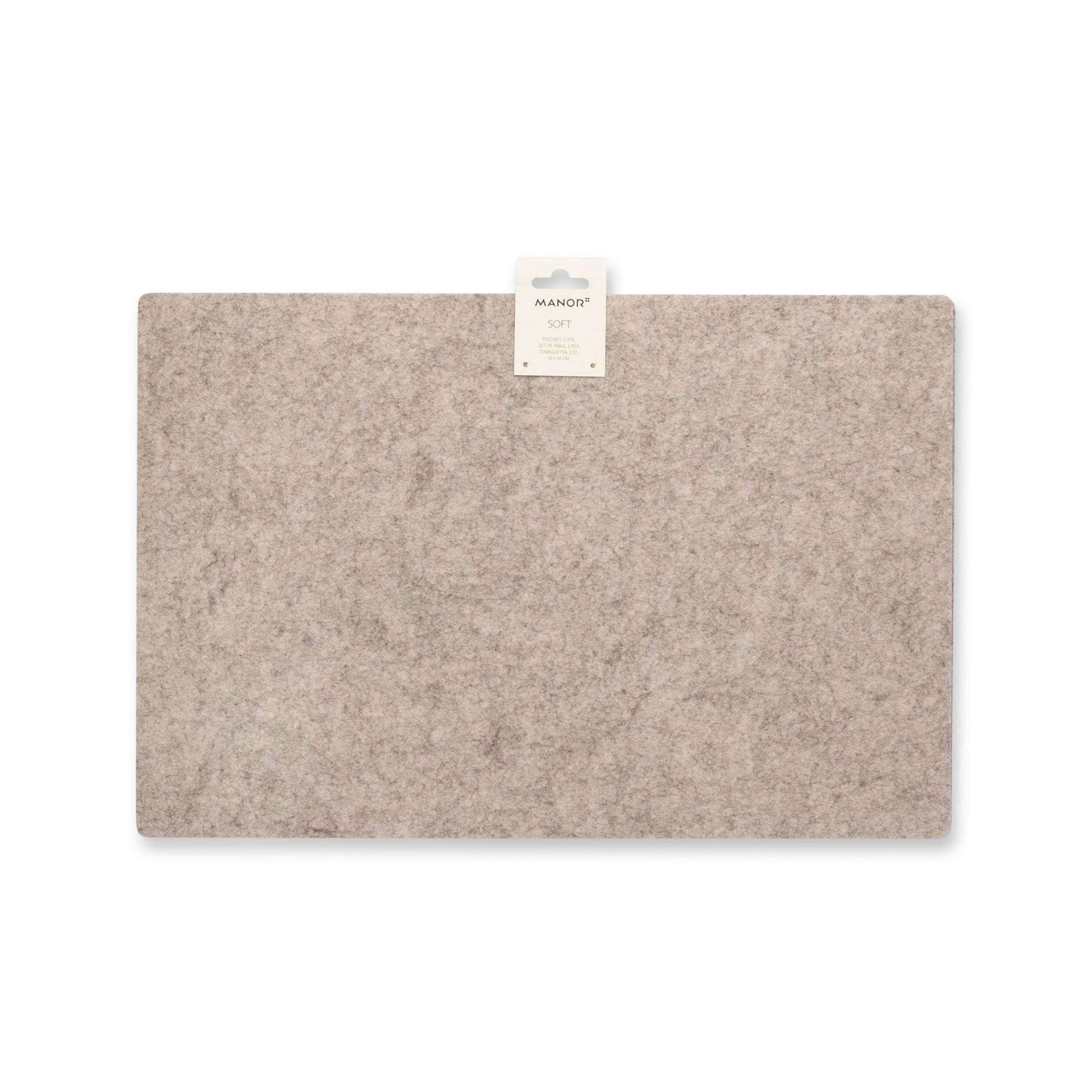 Manor Tischset, 2 Stück Soft 