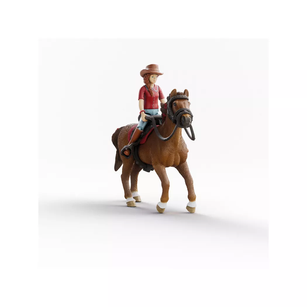 Schleich - Horse Club Hannah & Cayenne, Multicolor
