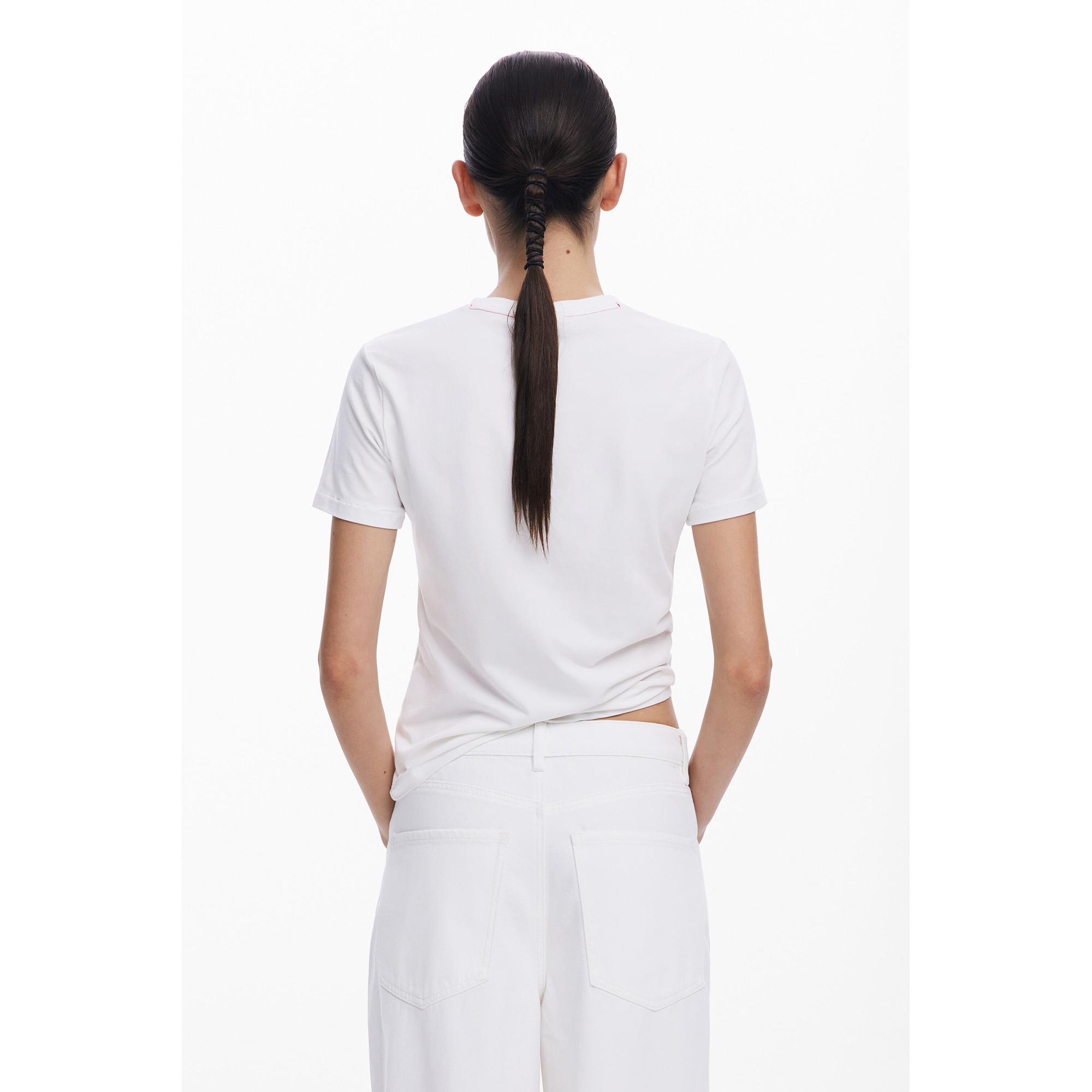 Desigual Blumenmuster Slim Fit T-Shirt  