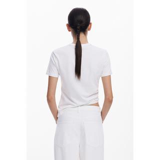 Desigual Blumenmuster Slim Fit T-Shirt  