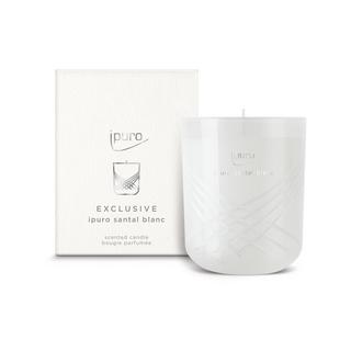 ipuro Bougie parfumée en verre santal blanc 