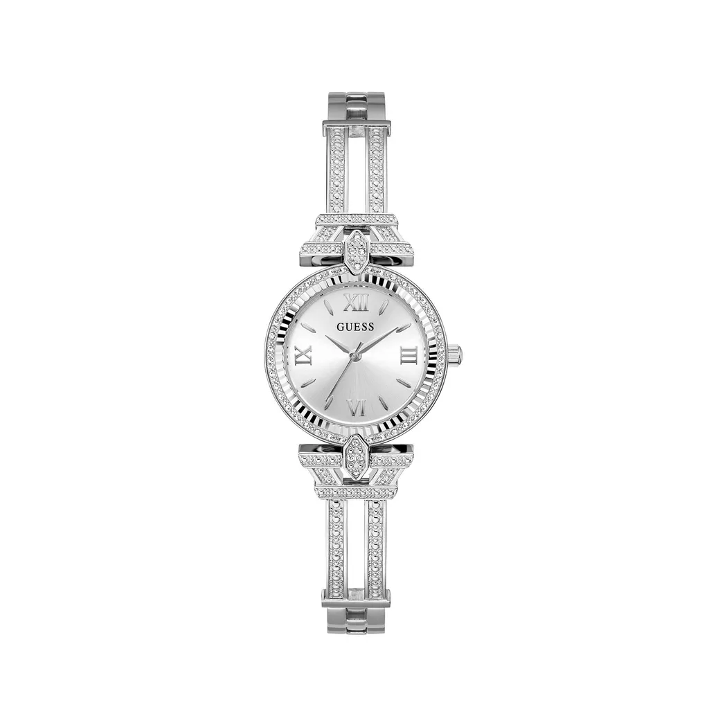 Guess - Analoguhr, Delphine, 28mm, Silber