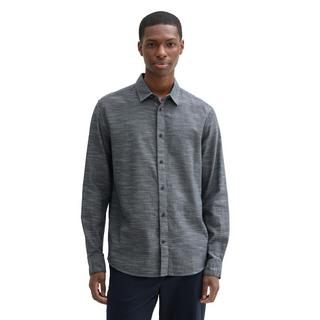 TOM TAILOR Langarmhemd Melange-Optik  