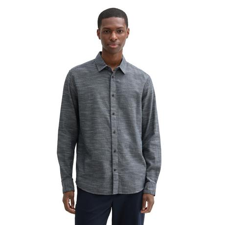 TOM TAILOR Langarmhemd Melange-Optik  