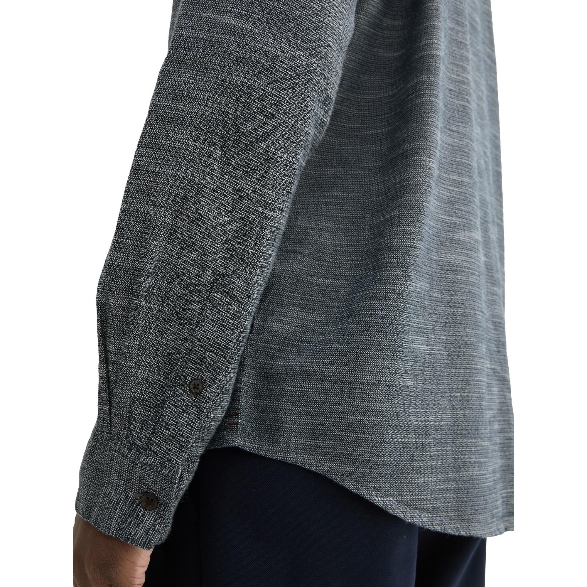 TOM TAILOR Langarmhemd Melange-Optik  