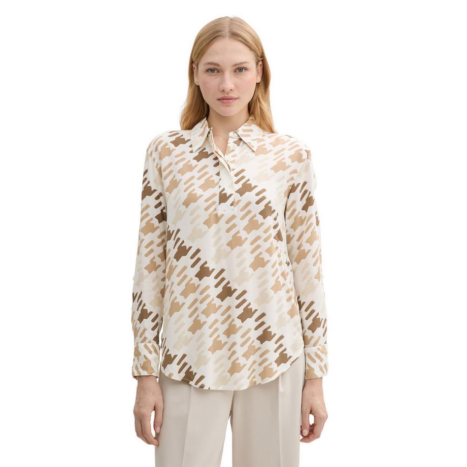 TOM TAILOR Camicetta fantasia Vestibilità comoda  