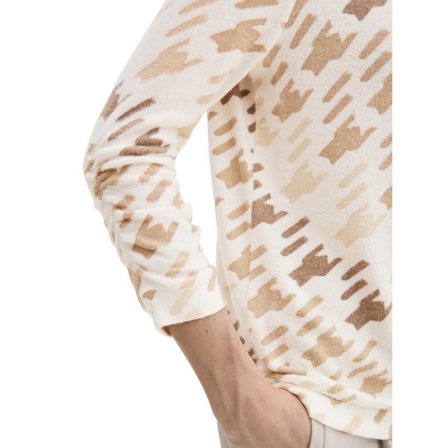 TOM TAILOR T-shirt a Maniche 3/4 Fantasia  