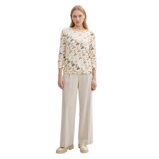 TOM TAILOR Gemustertes 3/4 Arm T-Shirt  