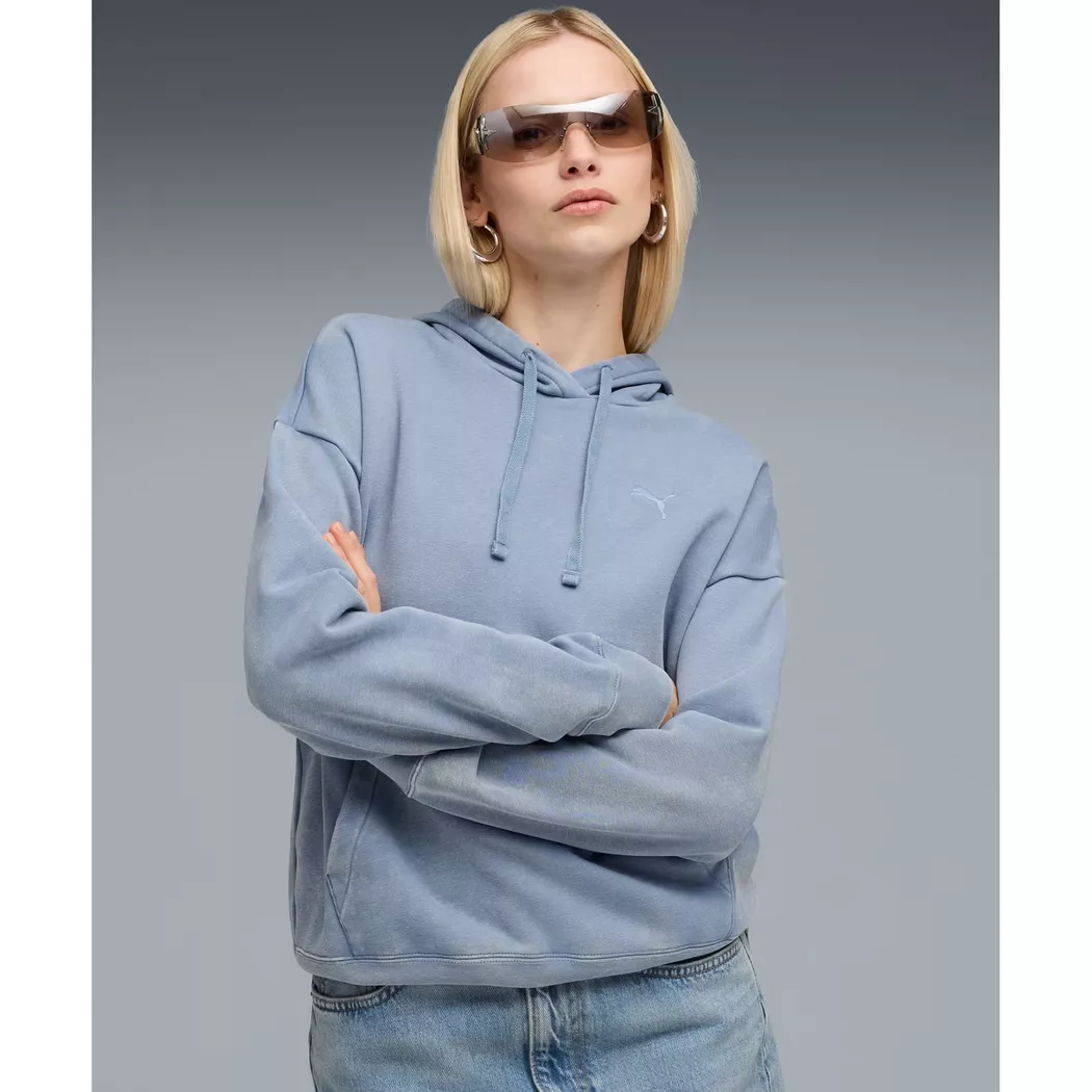 Puma - Hoodie, für Damen, Blau, Größe S