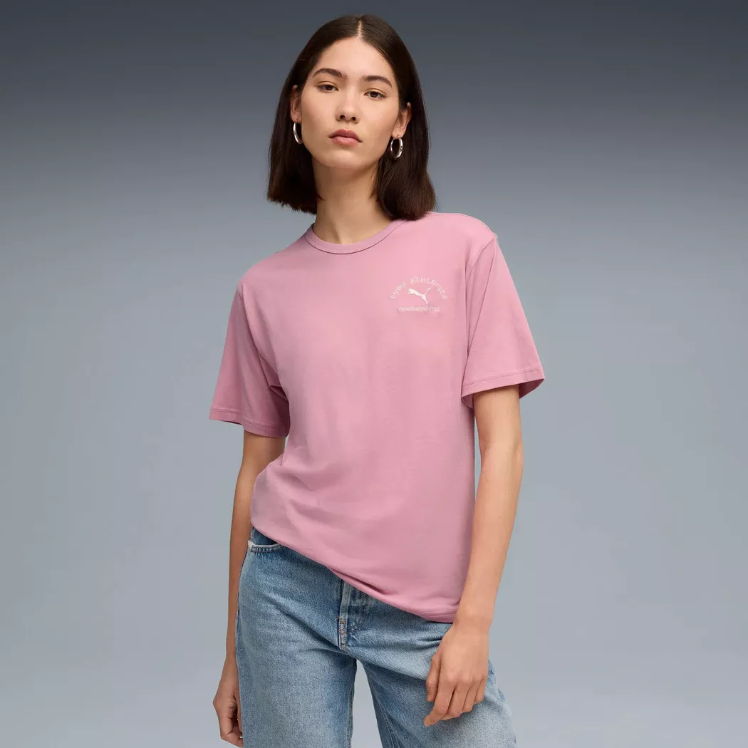 Puma T-shirt à Manches Courtes Class Relaxed Fit Poised Pink S Femme