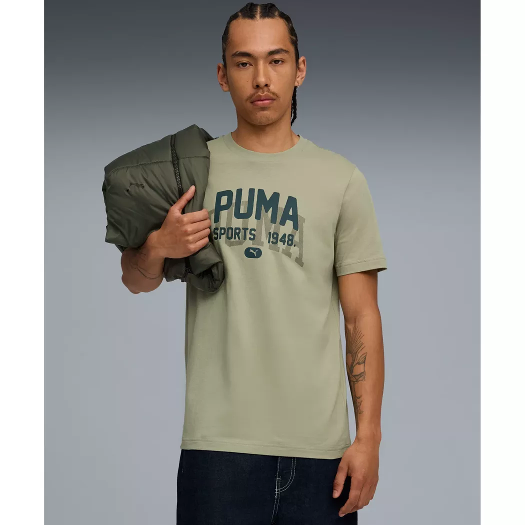 Puma - T-Shirt, für Herren, Khaki, Größe M