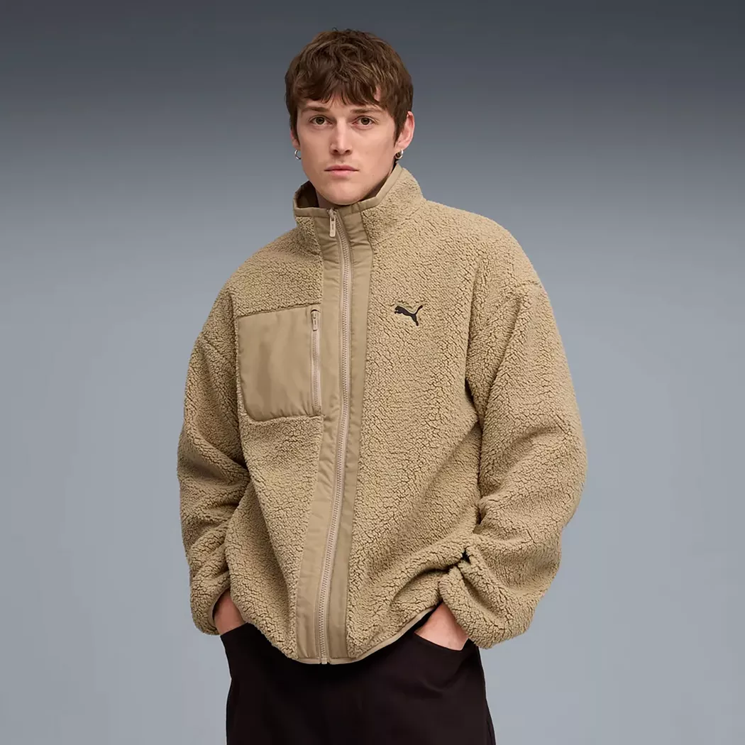 Puma Veste Reversible Hybrid Sherpa Ice Coffee S Homme