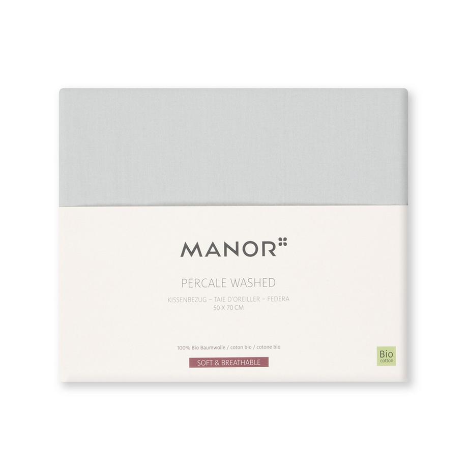 Manor Perkal Washed Kissenbezug  