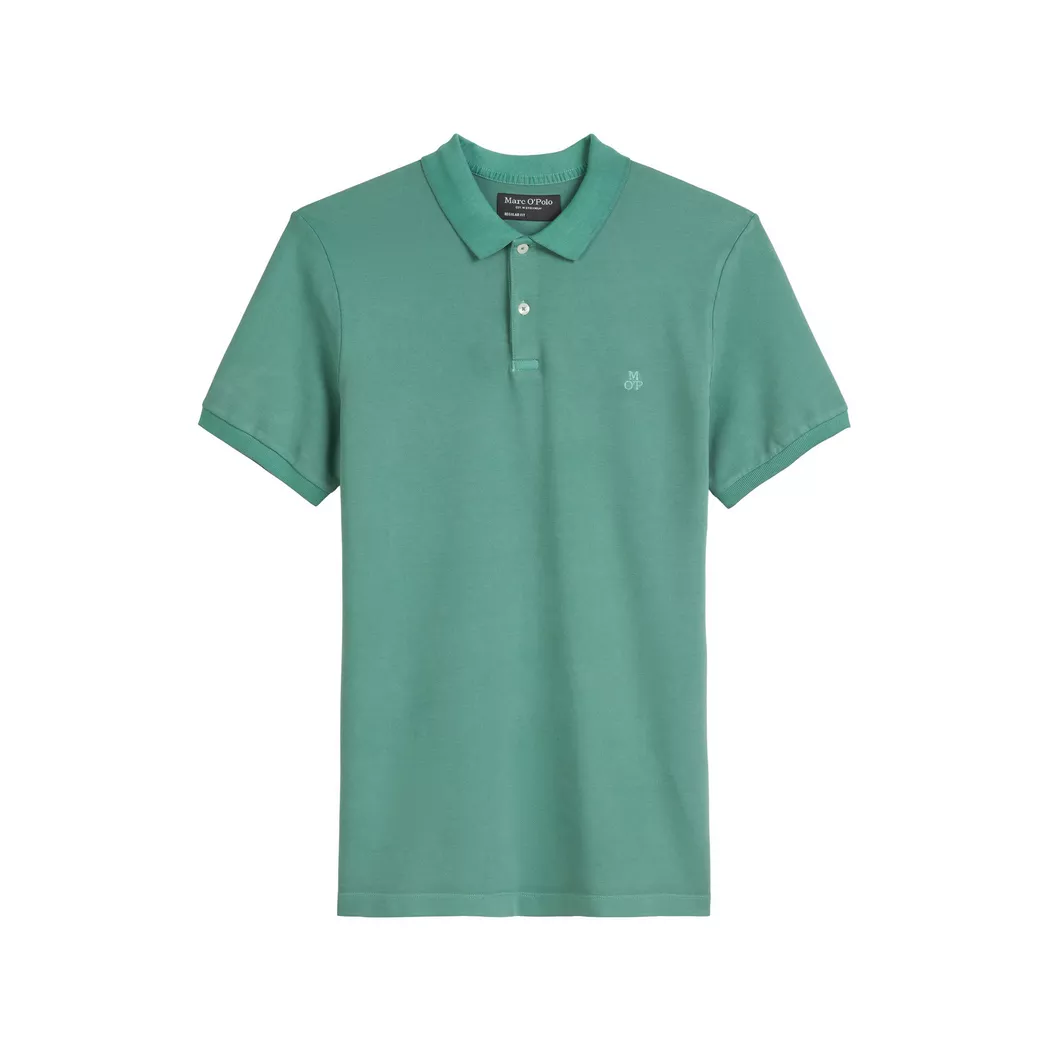 Poloshirt MARC O'POLO "aus reiner Bio-Baumwolle", Herren, Gr. XXL, grün (eucalyptus grün), Obermaterial: 100% Baumwolle, unifarben, Basic, Shirts