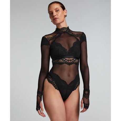 Hunkemöller Body Collo Halter Dettagli Pizzo  