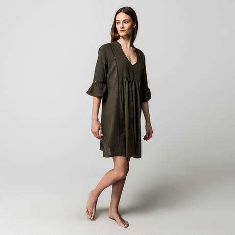 Manor Woman Tunika Relaxed Fit V-Ausschnitt  