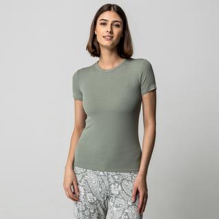 Manor Woman Maglia pigiama Body Fit Maniche Corte  