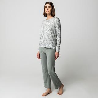 Manor Woman Pantaloni del pigiama vita alta vestibilità regolare  