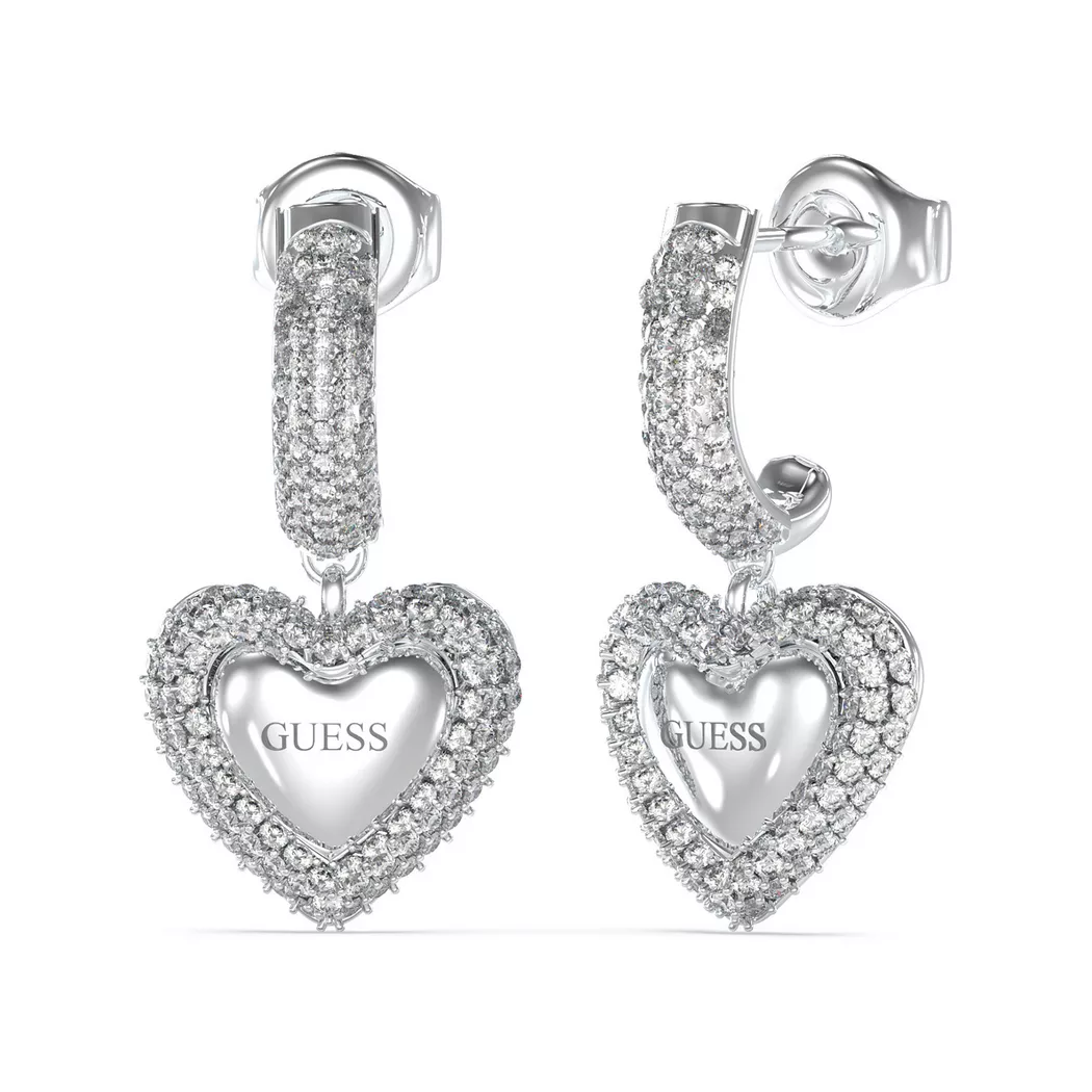 Guess - Ohrringe, Beloved, One Size, Silber 2
