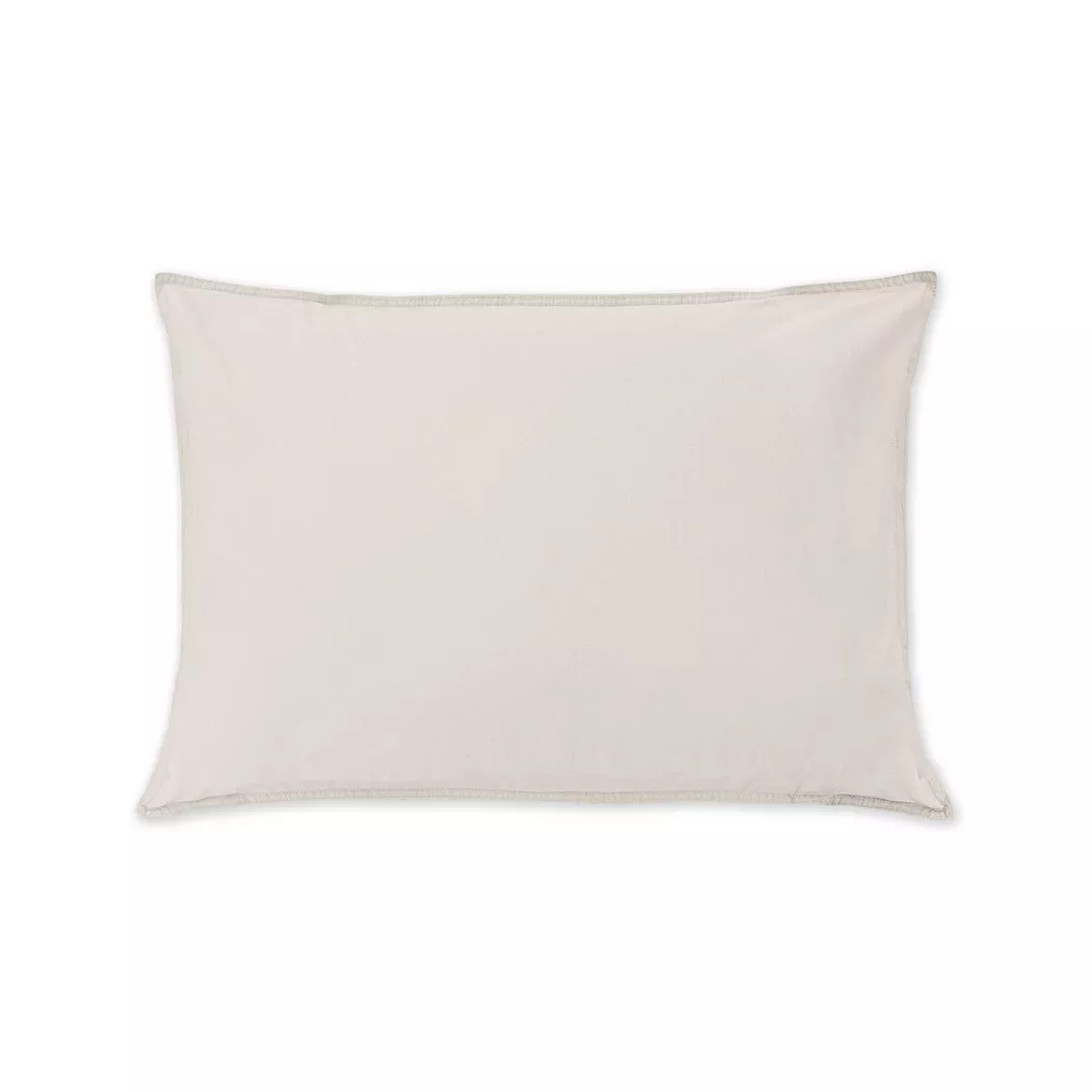Manor Perkal Washed Pillowcase Beige 65x65cm