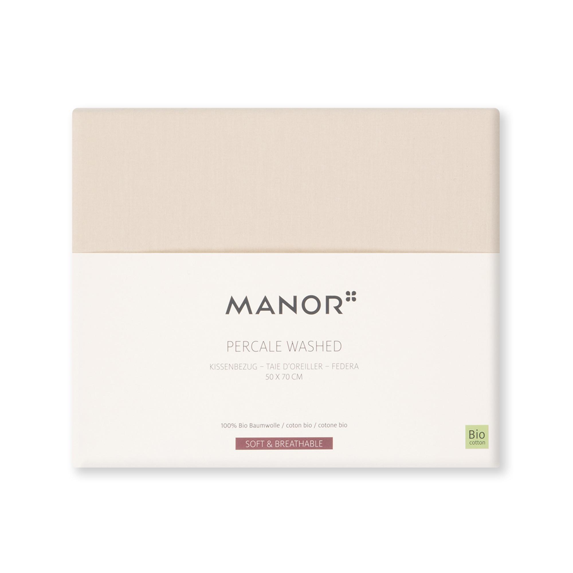 Manor Perkal Washed Taie d'oreiller  