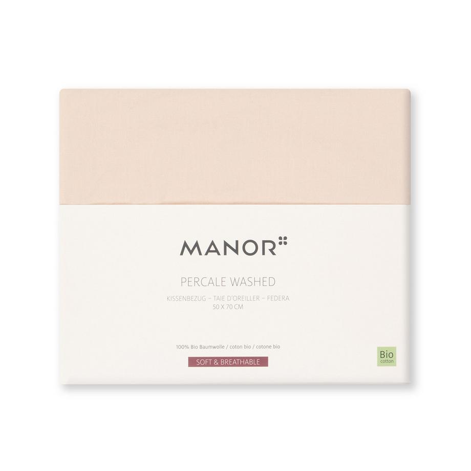 Manor Perkal Washed Taie d'oreiller  