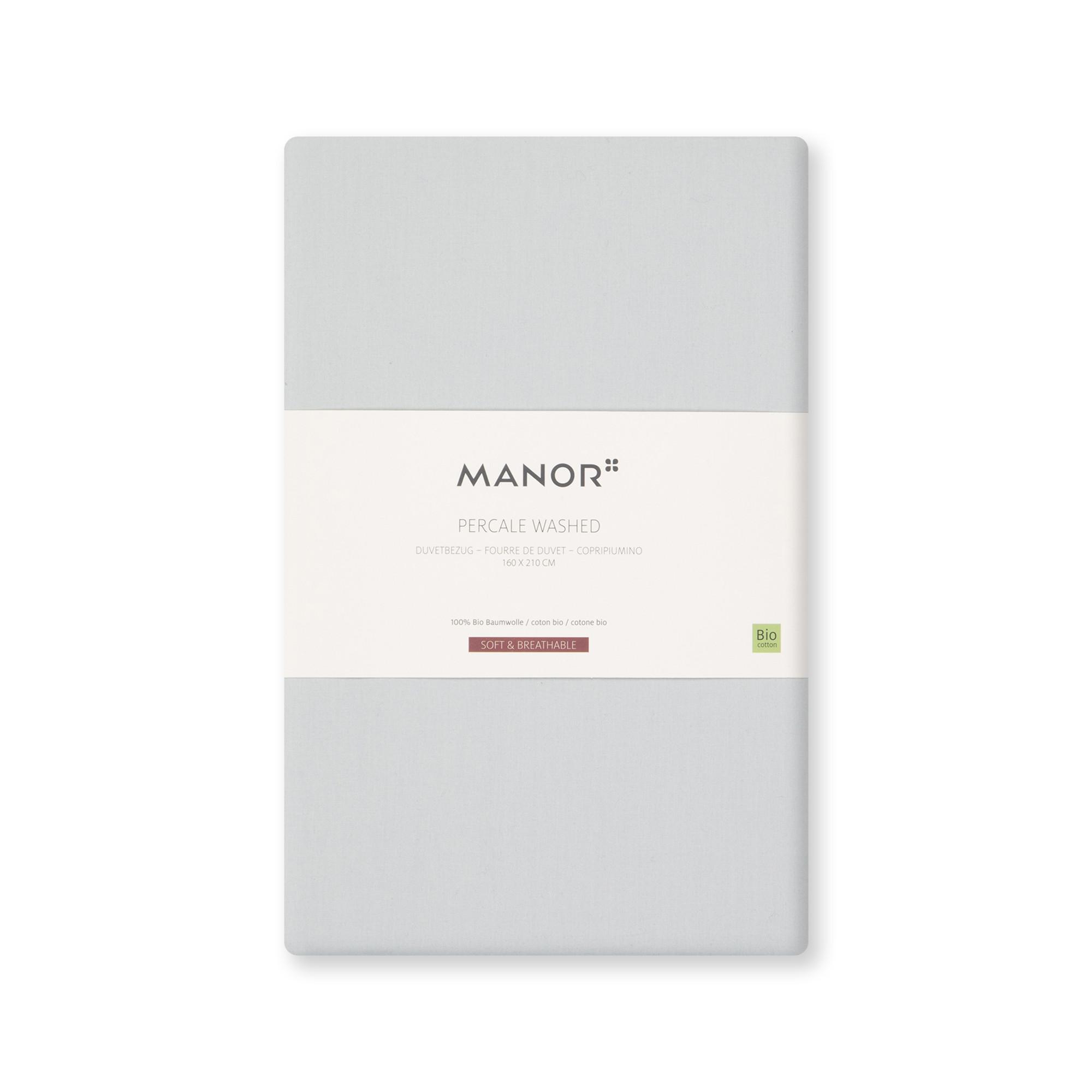 Manor Perkal Washed Housse de couette  