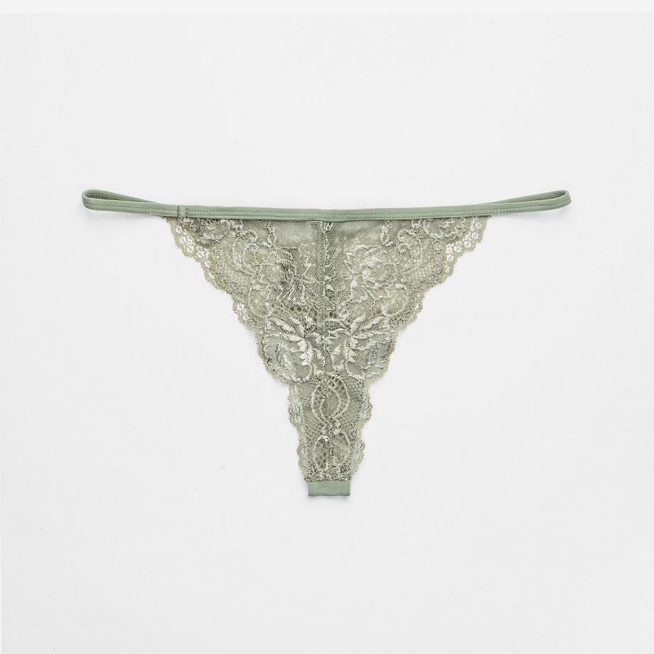 Manor Woman String Tanga en Dentelle Florale  