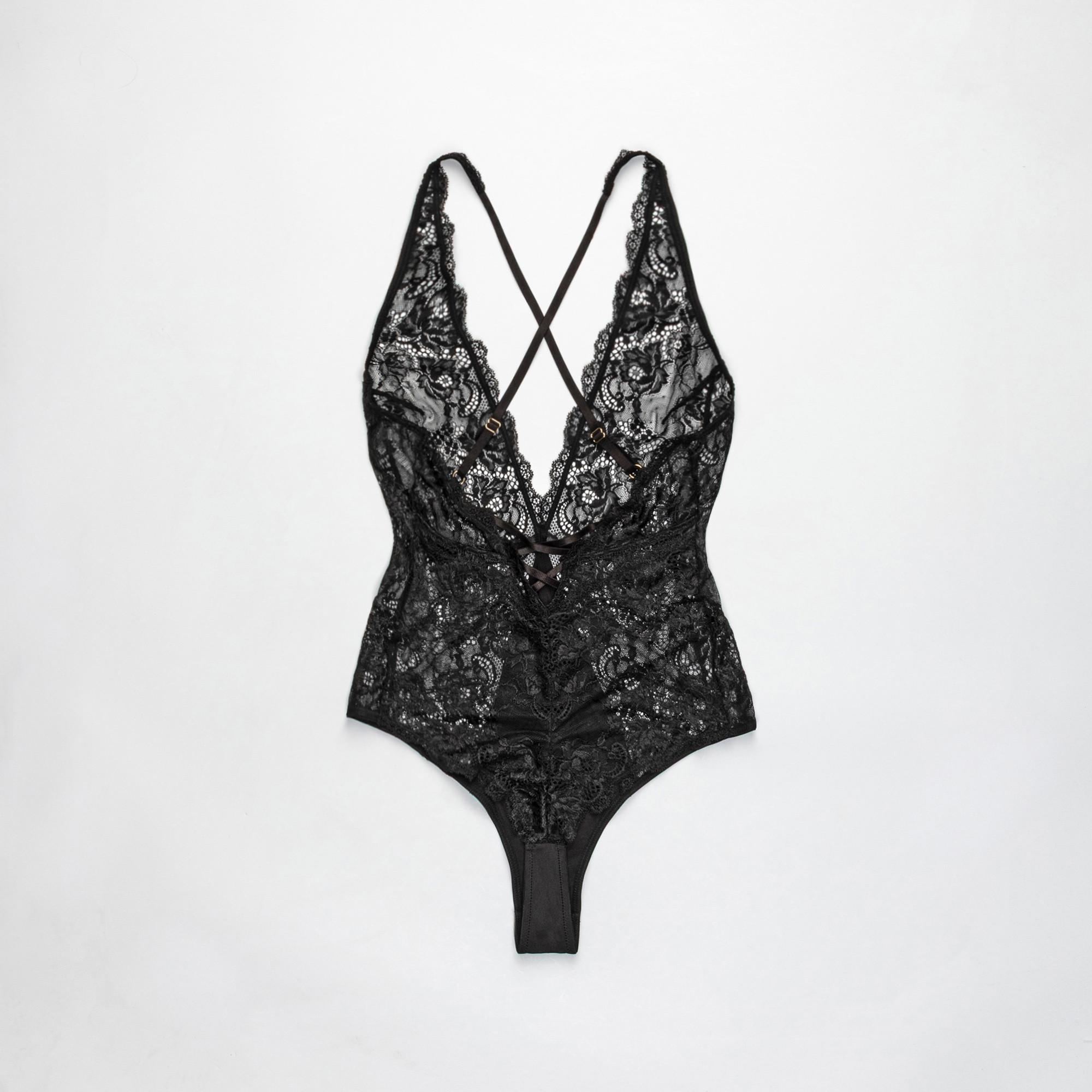 Manor Woman Spitzen V-Ausschnitt Body  