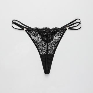 Manor Woman Spitzen String Tanga mit Zierschleife  