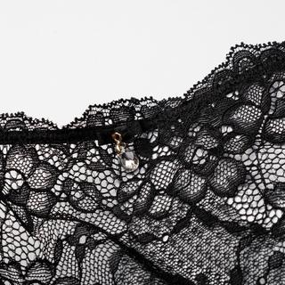 Manor Woman Spitzen String Tanga mit Zierschleife  