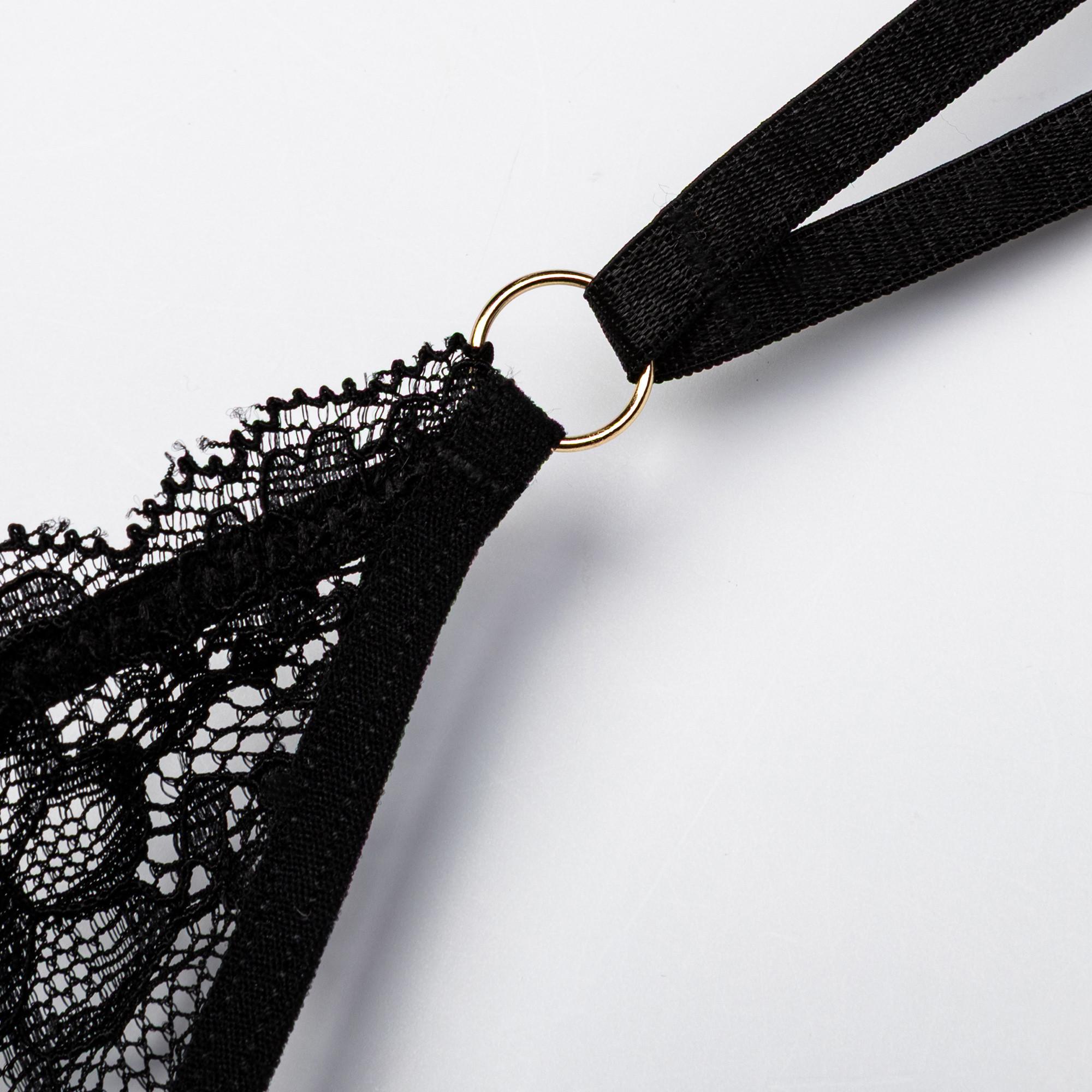 Manor Woman Spitzen String Tanga mit Zierschleife  