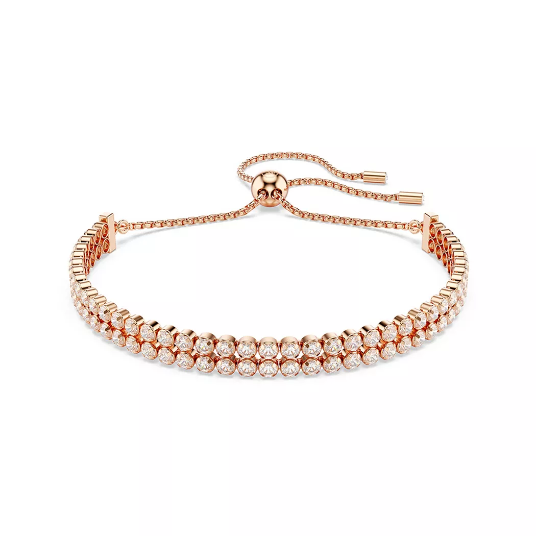 Swarovski - Armband, Matrix, 24cm, Roségoldfarben