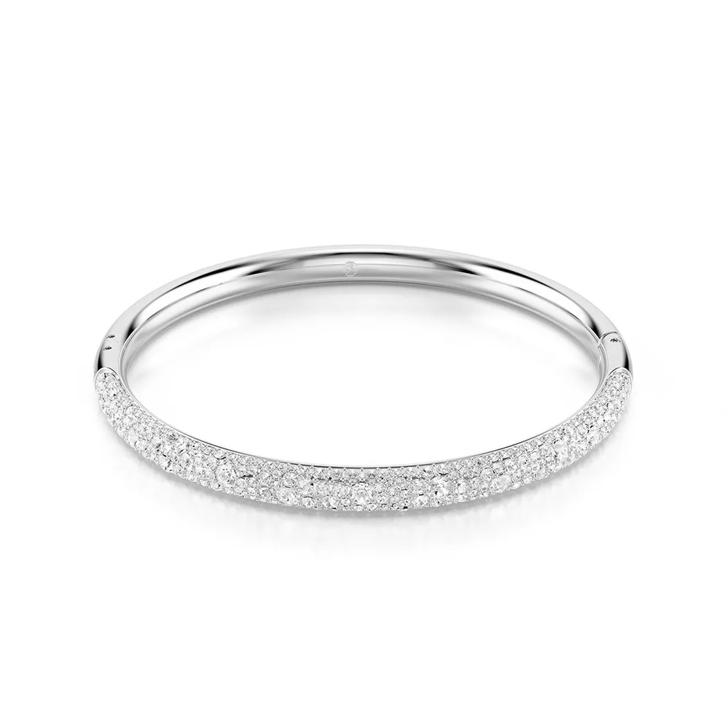 Swarovski - Armreif, Sublima, L, Silberfarben