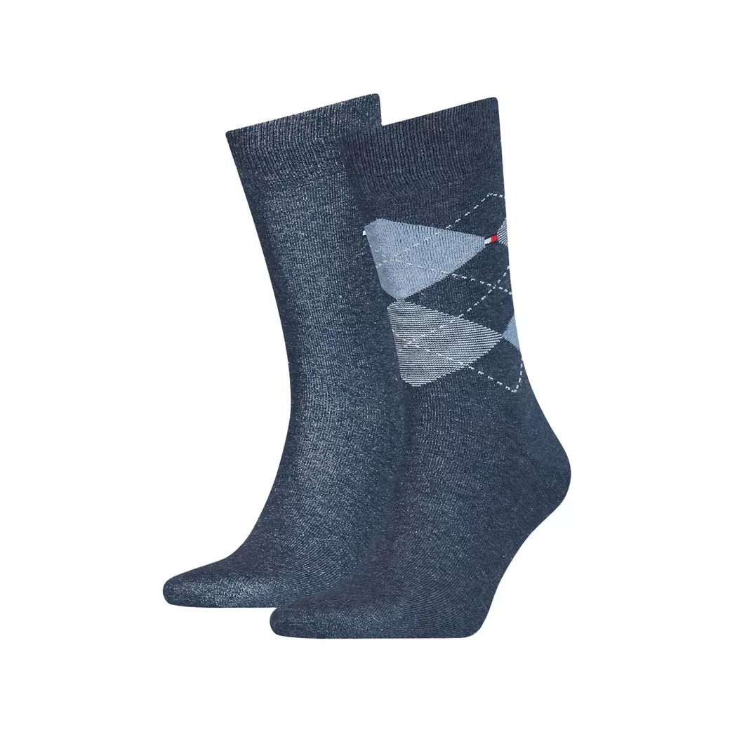 Tommy Hilfiger - Duopack, wadenlange Socken, für Herren, Jeans, Größe 39-42 4