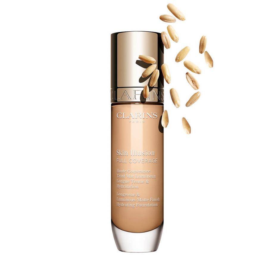 CLARINS  Skin Illusion Full Coverage - Foundation mit hoher Deckkraft & mattem Finish für das Gesicht 