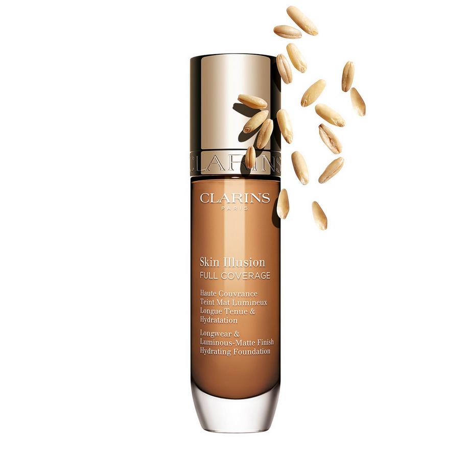 CLARINS  Skin Illusion Full Coverage - Foundation mit hoher Deckkraft & mattem Finish für das Gesicht 