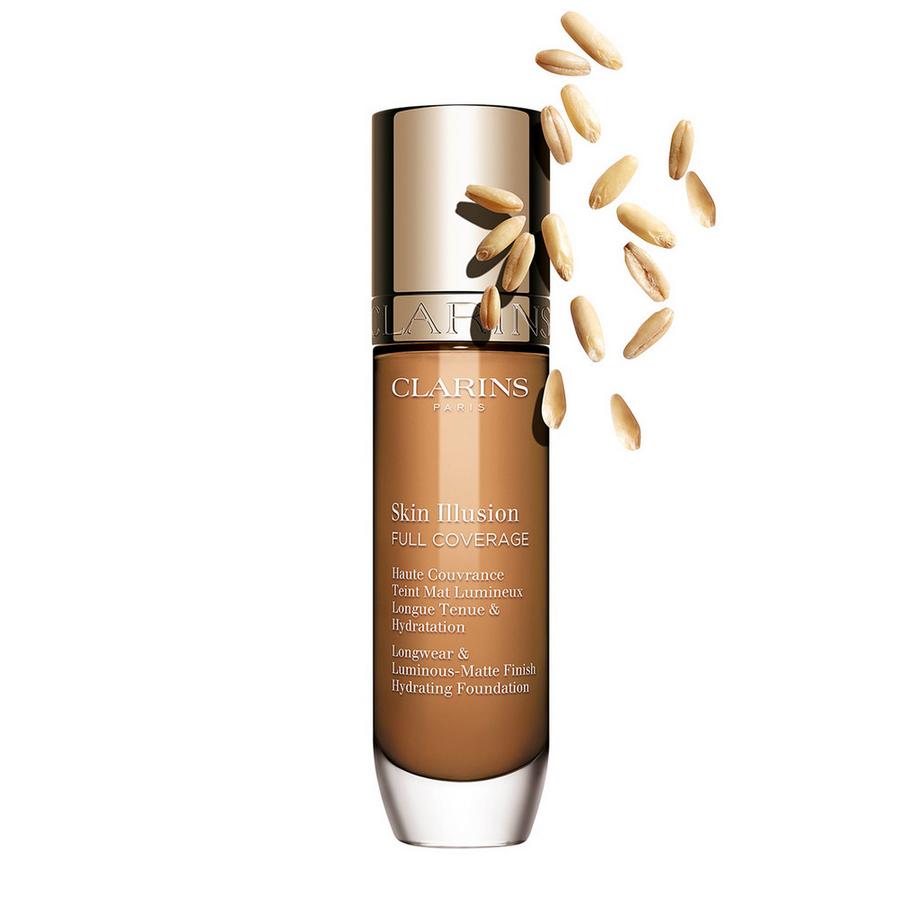 CLARINS  Skin Illusion Full Coverage - Foundation mit hoher Deckkraft & mattem Finish für das Gesicht 