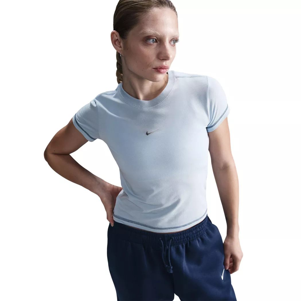 Nike - T-Shirt, für Damen, Blau Größe XL 3