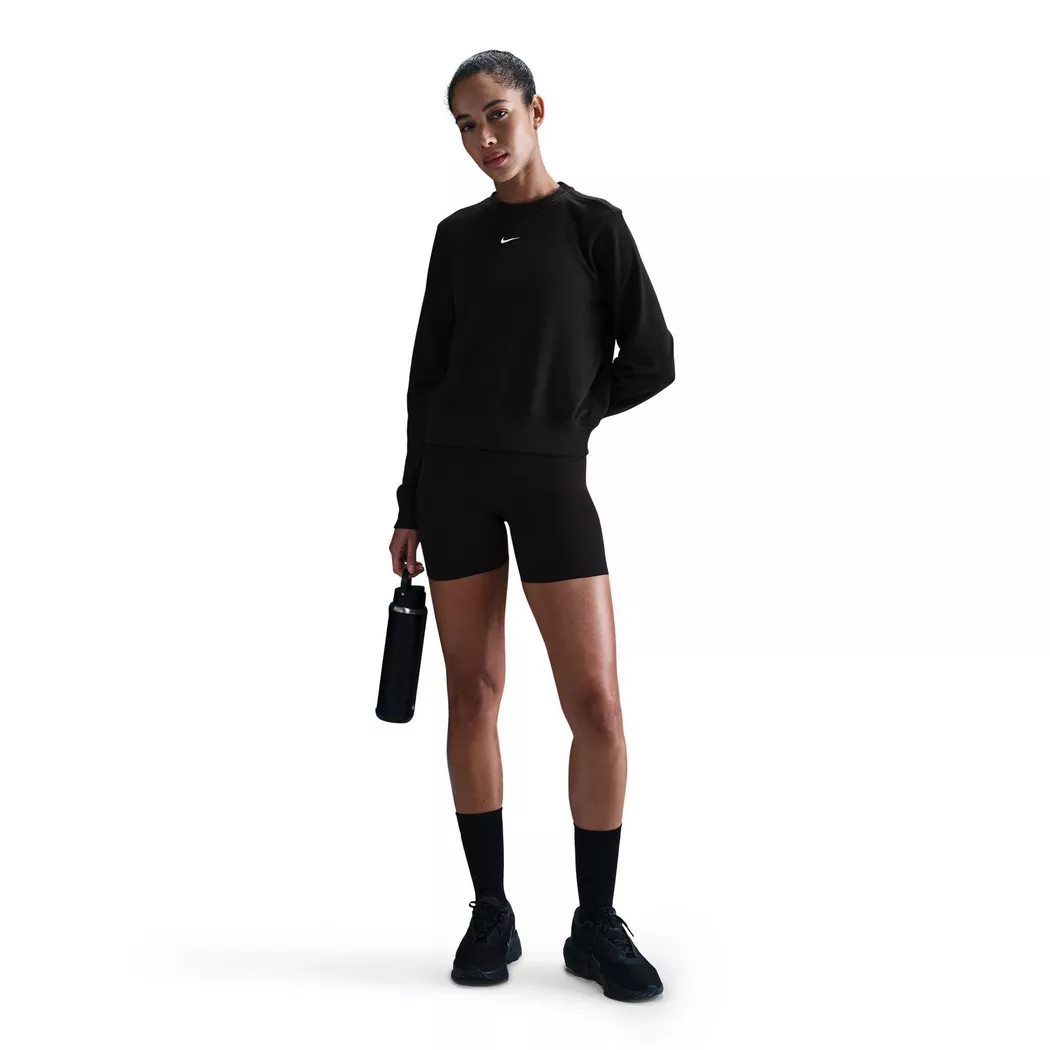 T-Shirt NIKE SPORTSWEAR "W NSW CLUB SS TEE", Damen, Gr. L, schwarz, Jersey, Obermaterial: 100% Baumwolle, normal, Rundhals, Shirts T-Shirt