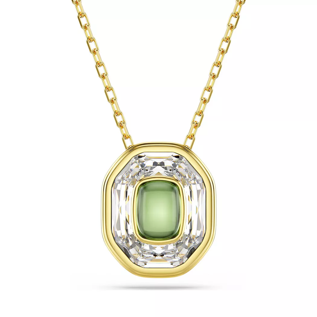 Swarovski - Halskette, Chroma, 38cm, Goldfarben