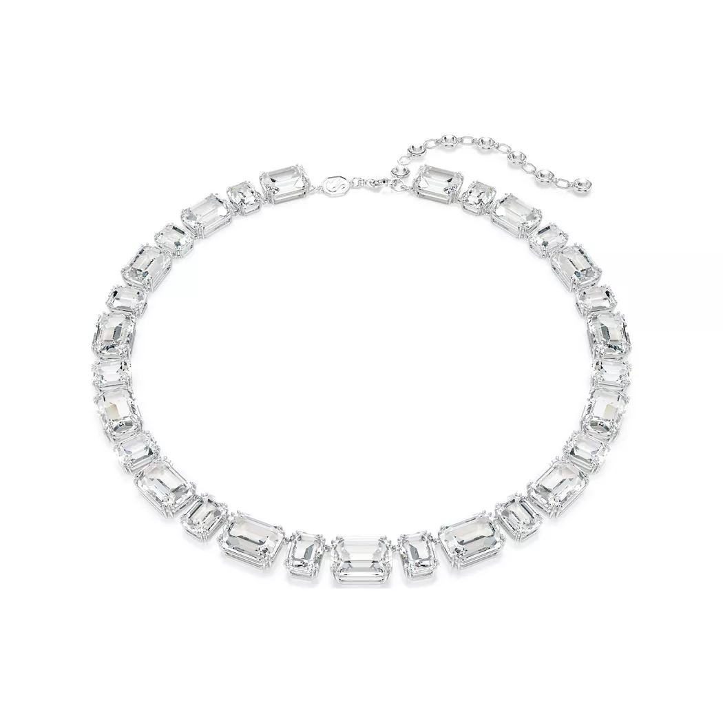 Swarovski - Halskette, Millenia, 38.5CM, Silberfarben