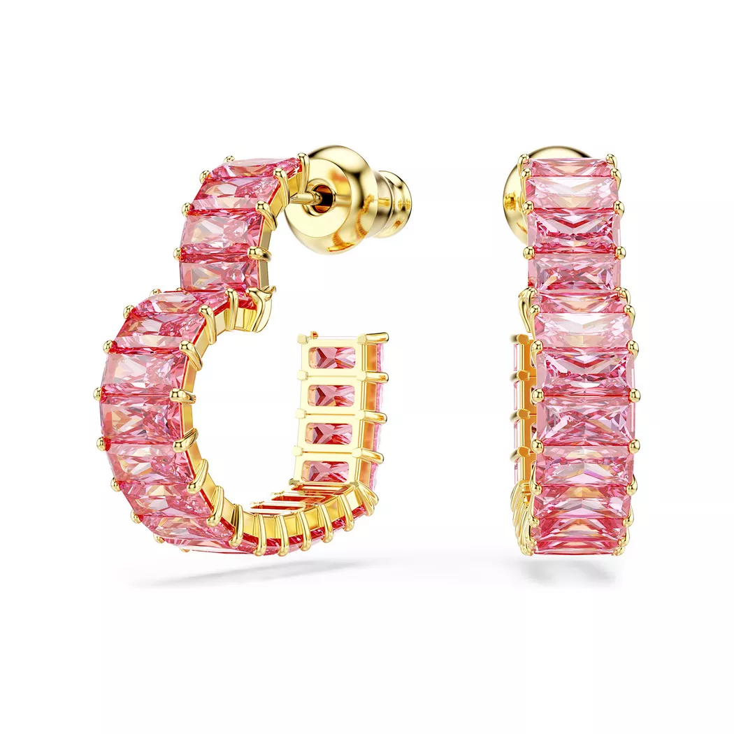 Swarovski - Creolen, Matrix, One Size, Goldfarben