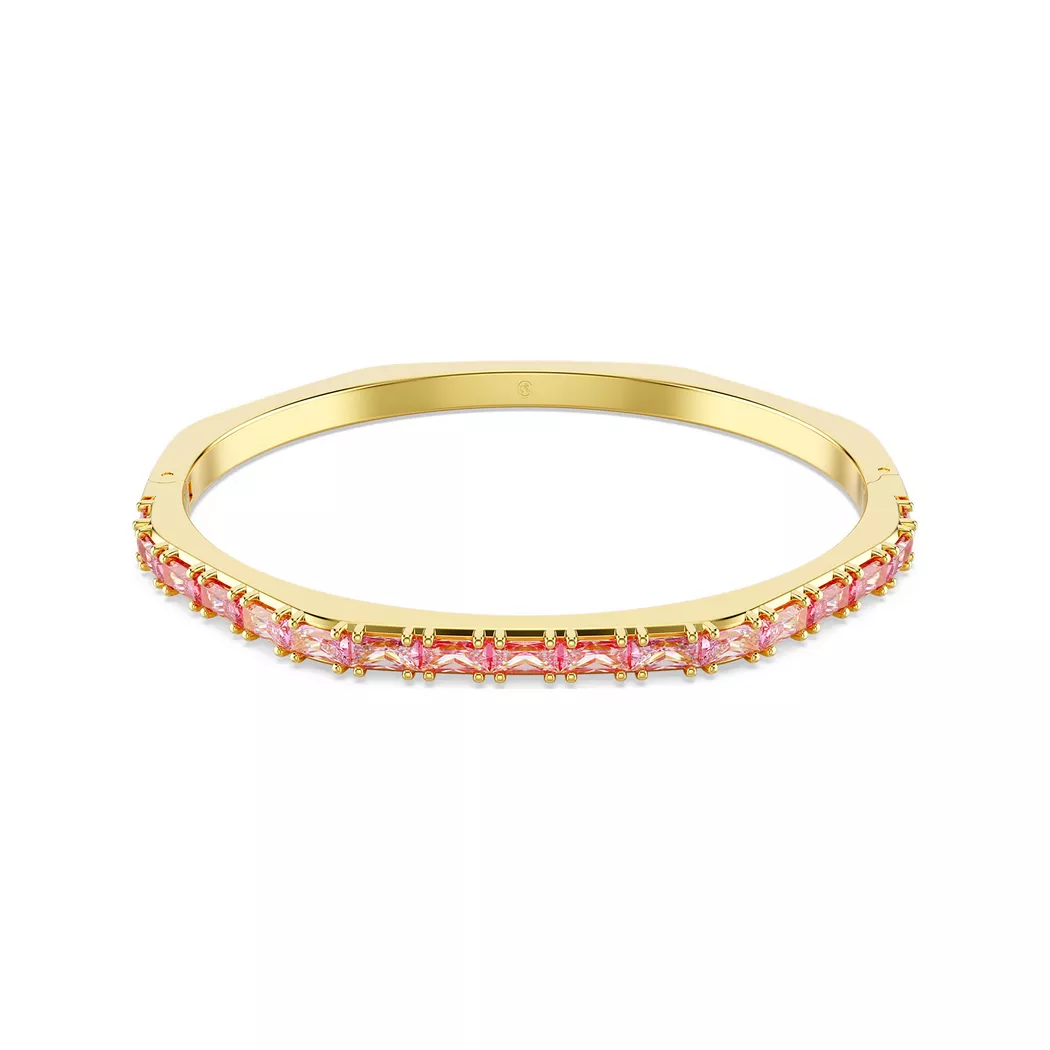 Swarovski - Armreif, Matrix, L, Goldfarben
