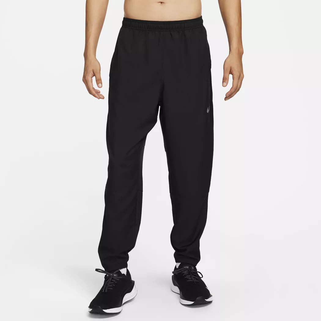 Laufhose NIKE "M NK DF CHALLENGR WVN PANT", Herren, Gr. XXL, N-Gr, schwarz, schwarz, reflective silv, Obermaterial: 100% Polyester, Hosen Laufhose, leichtes Material, atmungsaktiv, mit Bündchen und Reißverschluss